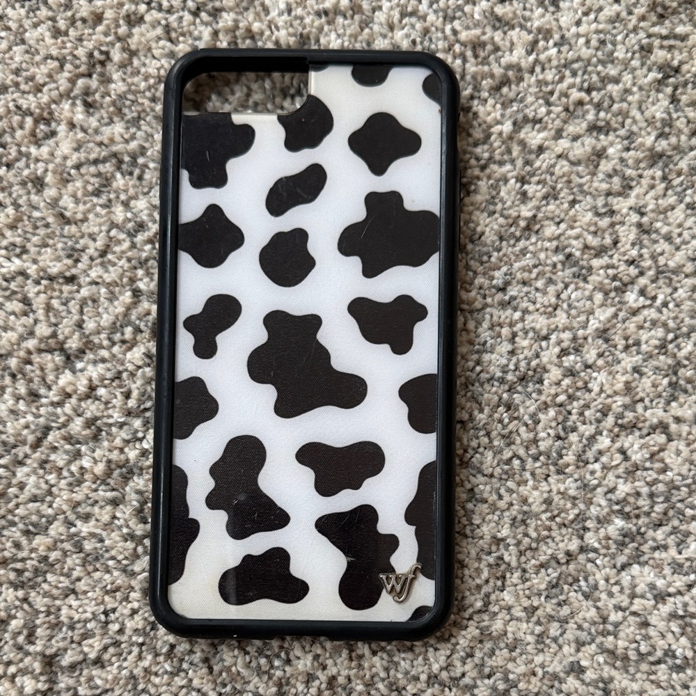 Black and White Cow Print Phone Case